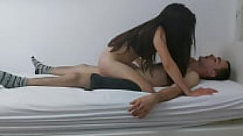 A real teen couple's passionate, seductive, and hot sex