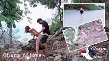 Having sex with a stranger on an island