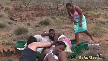 African safari sex orgy in real life