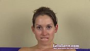 See only a close-up of her face as she blushes in anticipation of an orgasm.