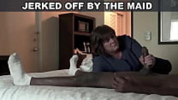 NICHE PARADE: The Complete Video of a Real Hotel Maid Jerking Off My Dick