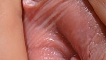 Textures of women: Kiss me (HD 1080p)(Hairy sex pussy close-up of the vagina) (by Rumesco)