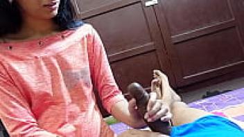 Full Hindi video of Desi's stepbrother and stepsister having genuine sex DESI SLIM GIRL