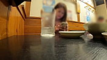 Totally authentic [voyeur] quiet and attractive 25-year-old female After supper, she was pampered at a hotel with a hairy vagina and her tongue protruding. Japanese amateur