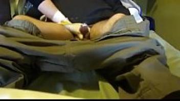 Jacking off for TETRAPLEGICO, a nurse
