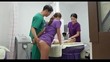 A physician and nurse