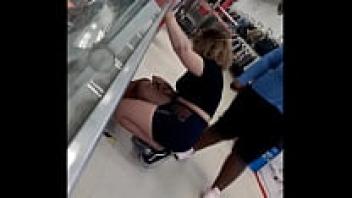The dog guy shows off his self-love by stripping on Milf.