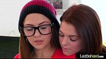 Adorable Lesbians Enjoy Their Time on Camera vid-05
