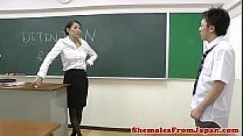 A female instructor embracing her pupil