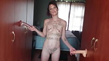 A skinny, small babe's gangbang fantasy is to have multiple cocks.