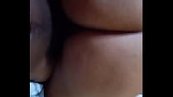 Mazi bounces her large ass on a large black cock.