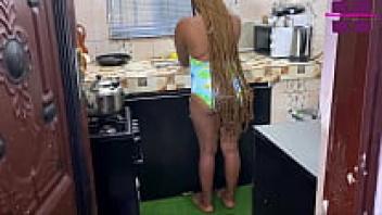 IN-KITCHEN HOT SEX Prior to preparing a hot meal. SUBSCRIBE TO RED, PLEASE