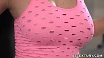 They are in love at a private gym. - Thomas Stone and Ava Black