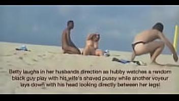 The hotwife makes fun of her hubby.