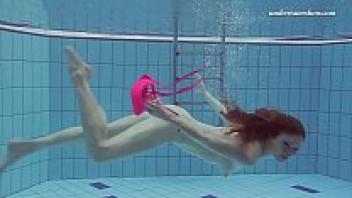 Teenage Lera submerged in enormous tits