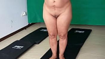 A sneak peek at my incredibly attractive naked yoga with agarabas and OLPR