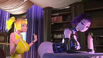 3DGSPOT: A Crazy 3D Cartoon Threesome With Two Busty Girls And Several Cocks! SEX THAT IS UNCENSORED!