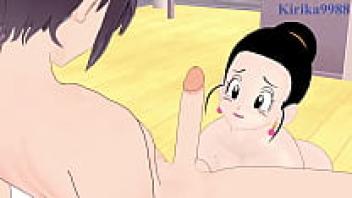 fierce sex between Chi-Chi. Hentai's Dragon Ball point of view