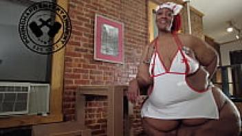 A Hard Fat Dick Is Sucked by a Wide Hip Monster Booty Nurse (Promo)