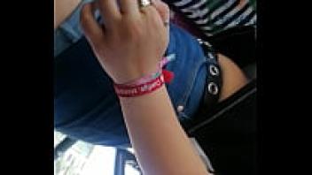 Pull the t-shirt up.