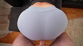 Loved her despite the hole in her yoga pants after catching her masturbating.