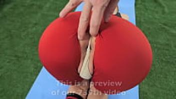 Oh my god What a Skinny Babe with a Puffy Pussy! And what a butt! Perfect Hooters, too! Fantastic