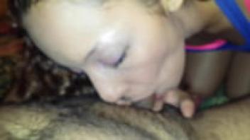 Sienna licking her cock