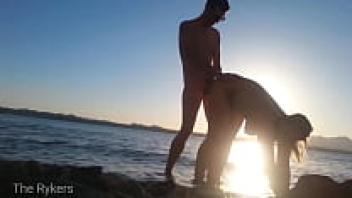 Intimate Intercourse on a Public Beach