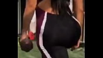 Huge ass Zamadhi is working out hard.
