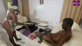 A HOT HOUSEMAID WITH OILED SEX THAT IS AMAZING AND UNFORGOTABLE. THANK YOU, FANS