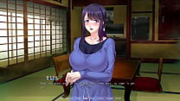 Creampie with a threesome in Breeding Village episode one after