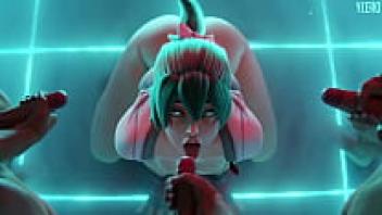Overwatch 3D xmv: Kiriko is adored