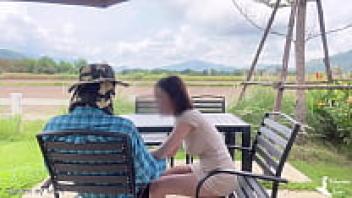 The lovely woman and the gardener.