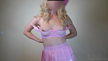 A gorgeous cowgirl is pleading for your love of her hairy pussy and cum inside while stripteasing.