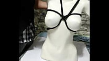 BDSM instruction on tying breasts
