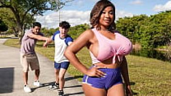 These two stalkers make up Busty Tiamaria's greasy trio!