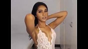 Adorable Asian Ladyboy Without Cut