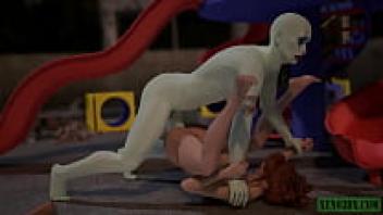 Sad Clown &'s Cock: Horrible 3D porn