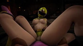 [Full Video] GOGO Power Ranger Yellow x Pink 6 m