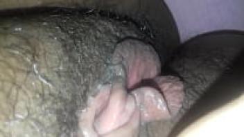 Orgasm with hairy pussy