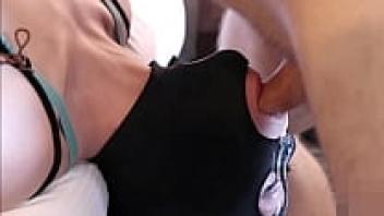 One and a half hours of face-love! Blowjob Throatlove, Amateur Teen Deepthroat Queen