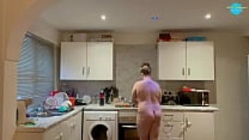 Teenage Amateur Naked Cleaning