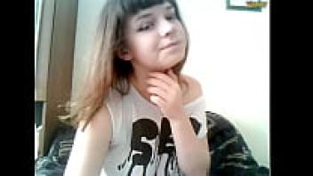 A gorgeous girl enjoys receiving donations.