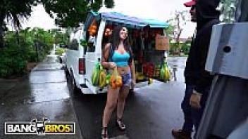 BANGBROS: Luna Leve, a Latin Fruit Lady, Joins The Bang Bus