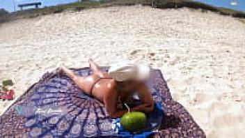 I let the beach seller assist me after changing in front of him.