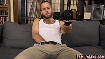 Gay sex and massage between a stepdad and stepson—a prohibited kind of gay porn