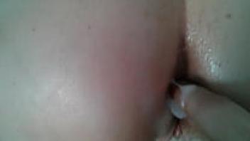 My girlfriend and I had amateur anal sex.