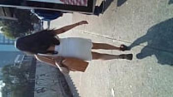 Voyeur's translucent dress