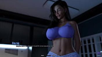 3D Hentai Animated Porn: A Step Sister's Perverted Stepbrother Jerking Off to Her Panty in Santa County