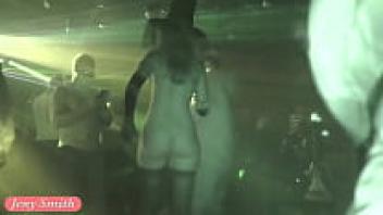 Halloween is crazy and endless. Jeny Smith's upskirt and actual concealed camera at a nightclub